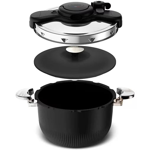 Autocuiseur Seb cocotte 3 en 1 TEMPO 6L noir