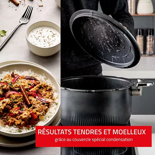 Autocuiseur Seb cocotte 3 en 1 TEMPO 6L noir