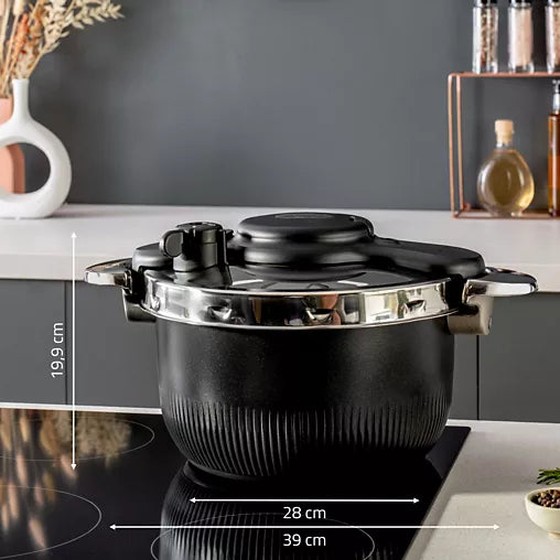 Autocuiseur Seb cocotte 3 en 1 TEMPO 6L noir