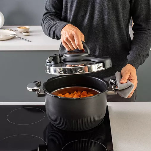 Autocuiseur Seb cocotte 3 en 1 TEMPO 6L noir